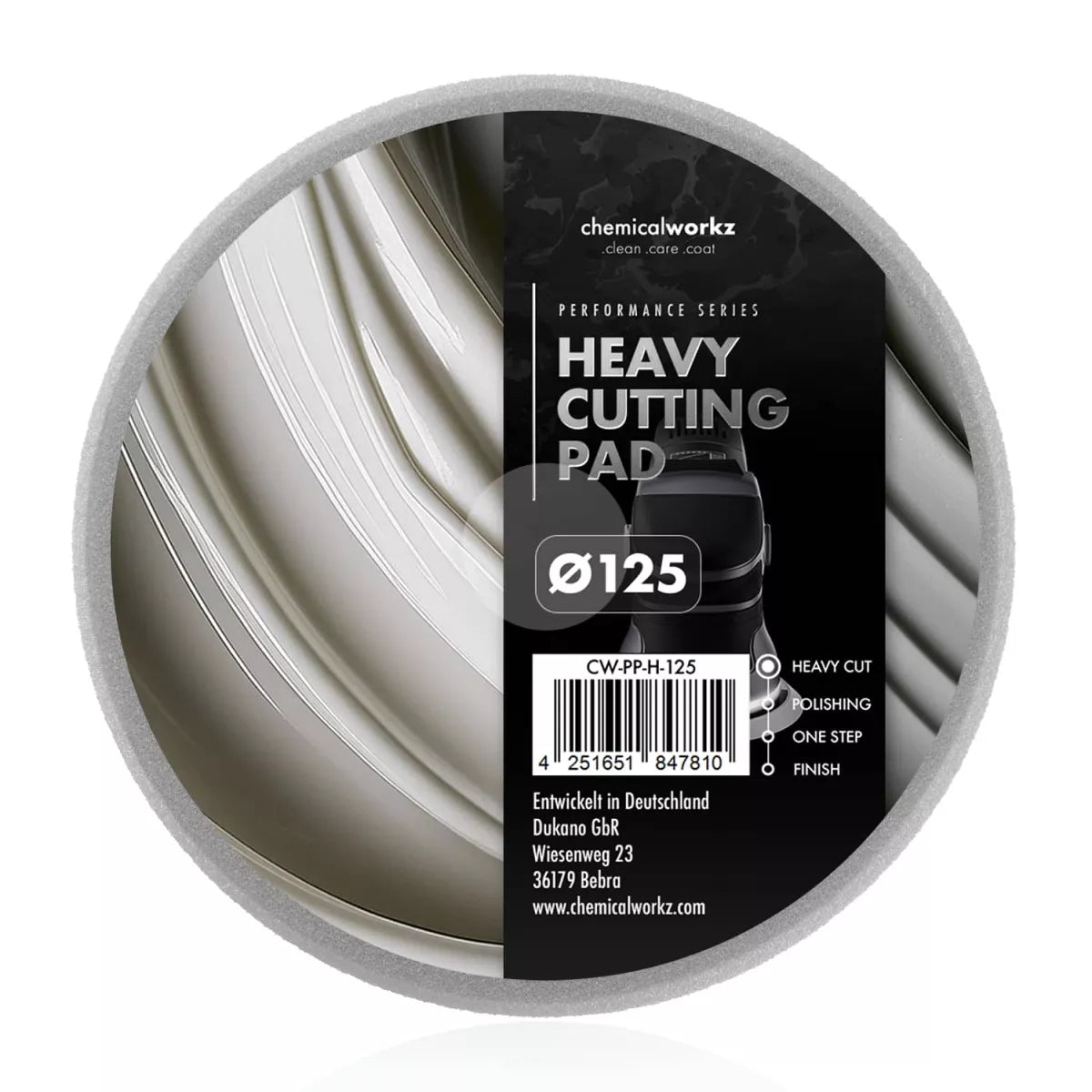 ChemicalWorkz Heavy Cutting Performance Pad 125mm
