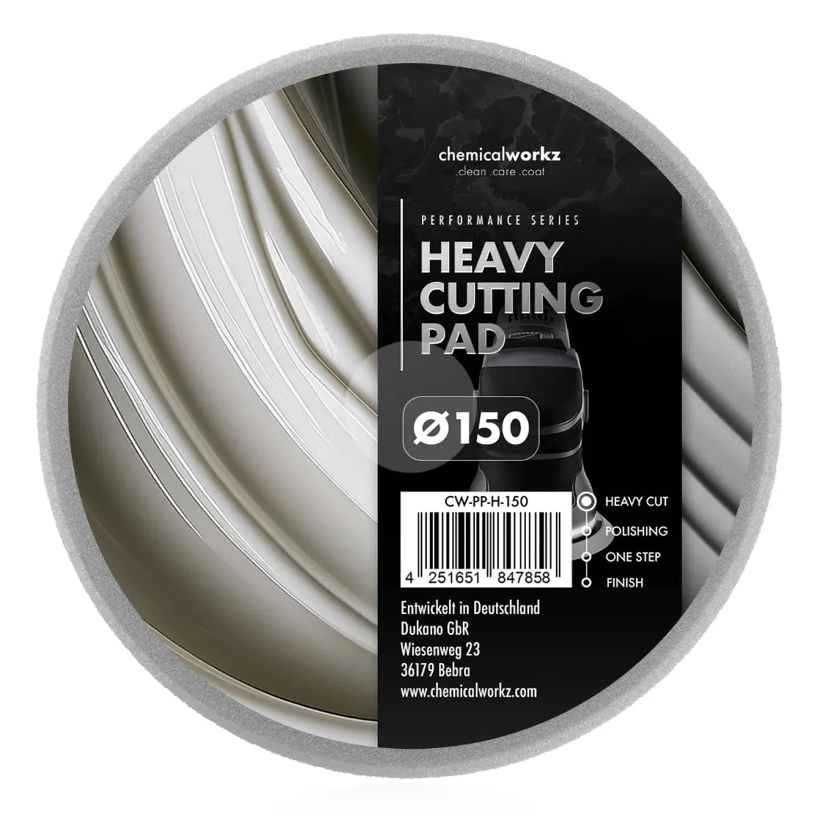 ChemicalWorkz Heavy Cutting Performance Pad 150 mm