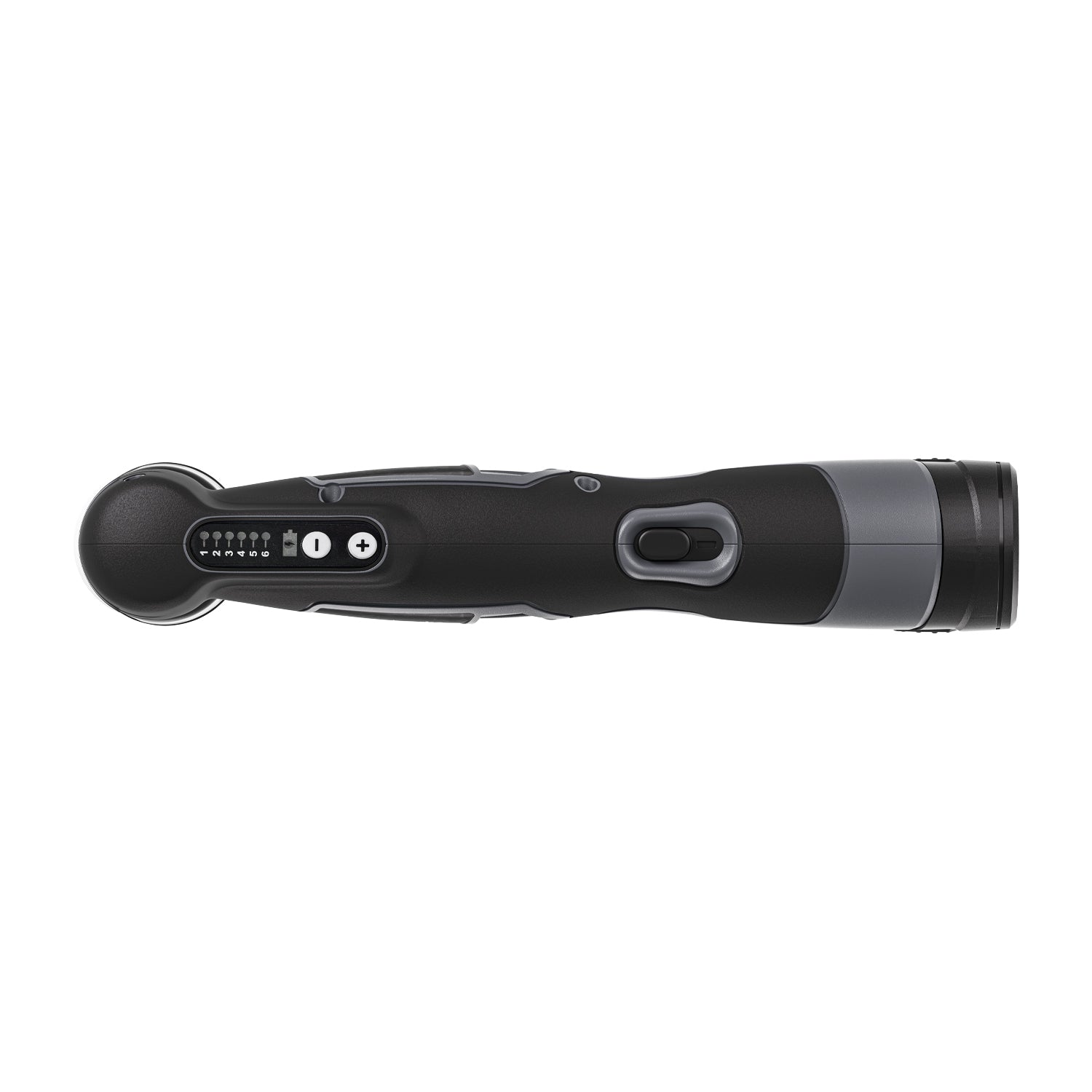 Bovenaanzicht van de Chemicalworkz EVO Mini Dual Action accu polijstmachine voor nauwkeurig detailwerk
