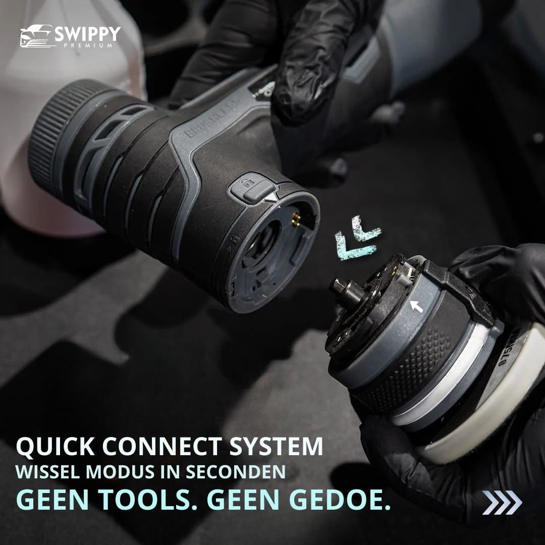 Chemicalworkz EVO Mini Pro Quick Connect adapters set voor 3 mm, 12 mm en roterende polijststanden