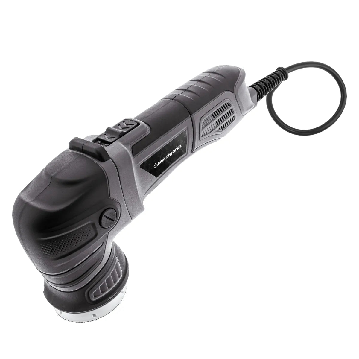Chemicalworkz da13 pro. Compacte lichte polijstmachine 750W. Dual action polijstmachine 13mm uitslag. Voor precisiewerk en detailing. Excentrische polijstmachine met 75mm steunplaat. Inclusief 50mm steunplaat. Professionele polijstmachine voor kleine oppervlakken. Bumpers en velgen. chemicalworkz DA13 Pro.