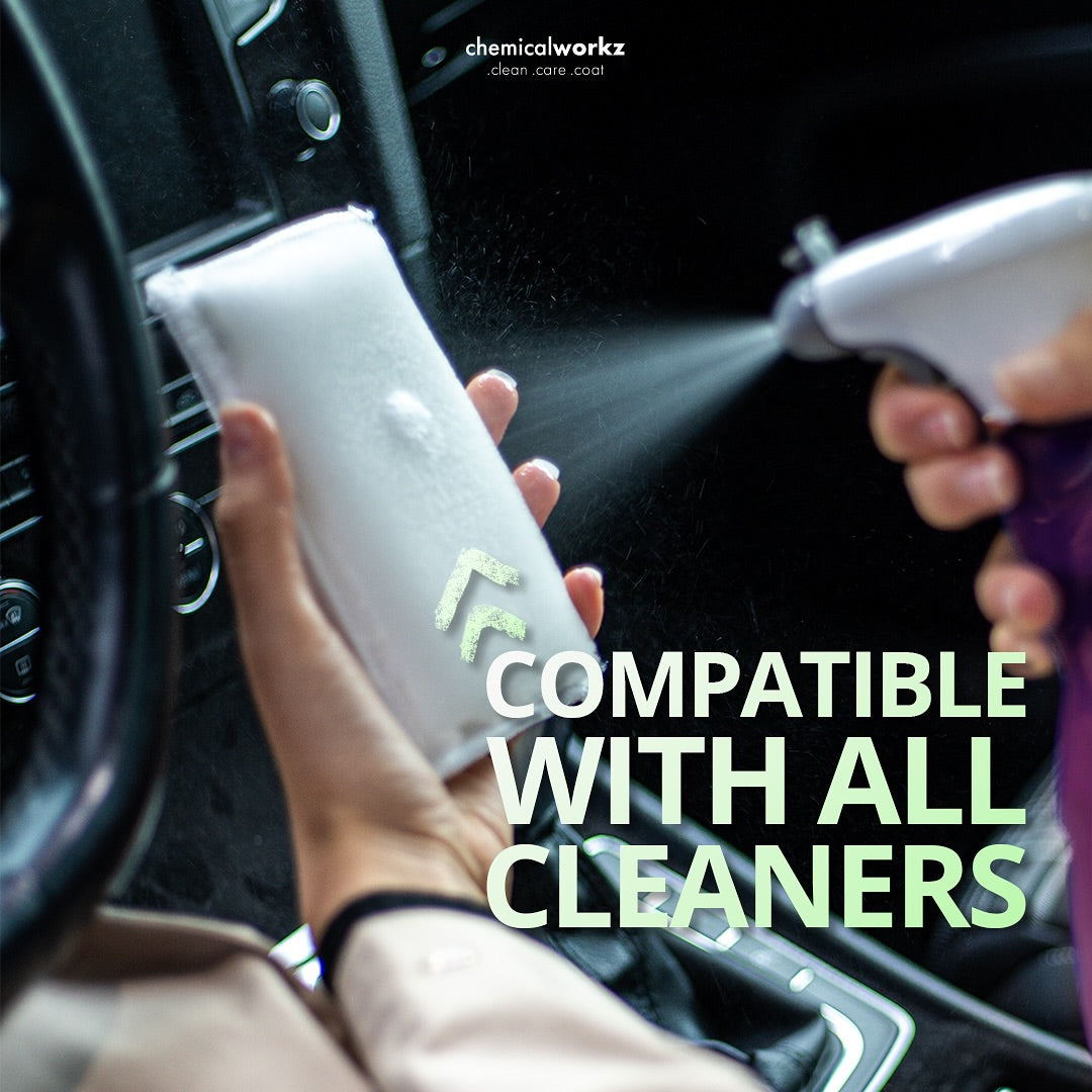 Chemicalworkz interior cleaning pad. Swippy interior cleaning pad. chemicalworkz scrub pad. chemicalworkz scrubpad. swippy scrub pad. swippyy scrub pad. scrubbing pad. Interior Scrubber.