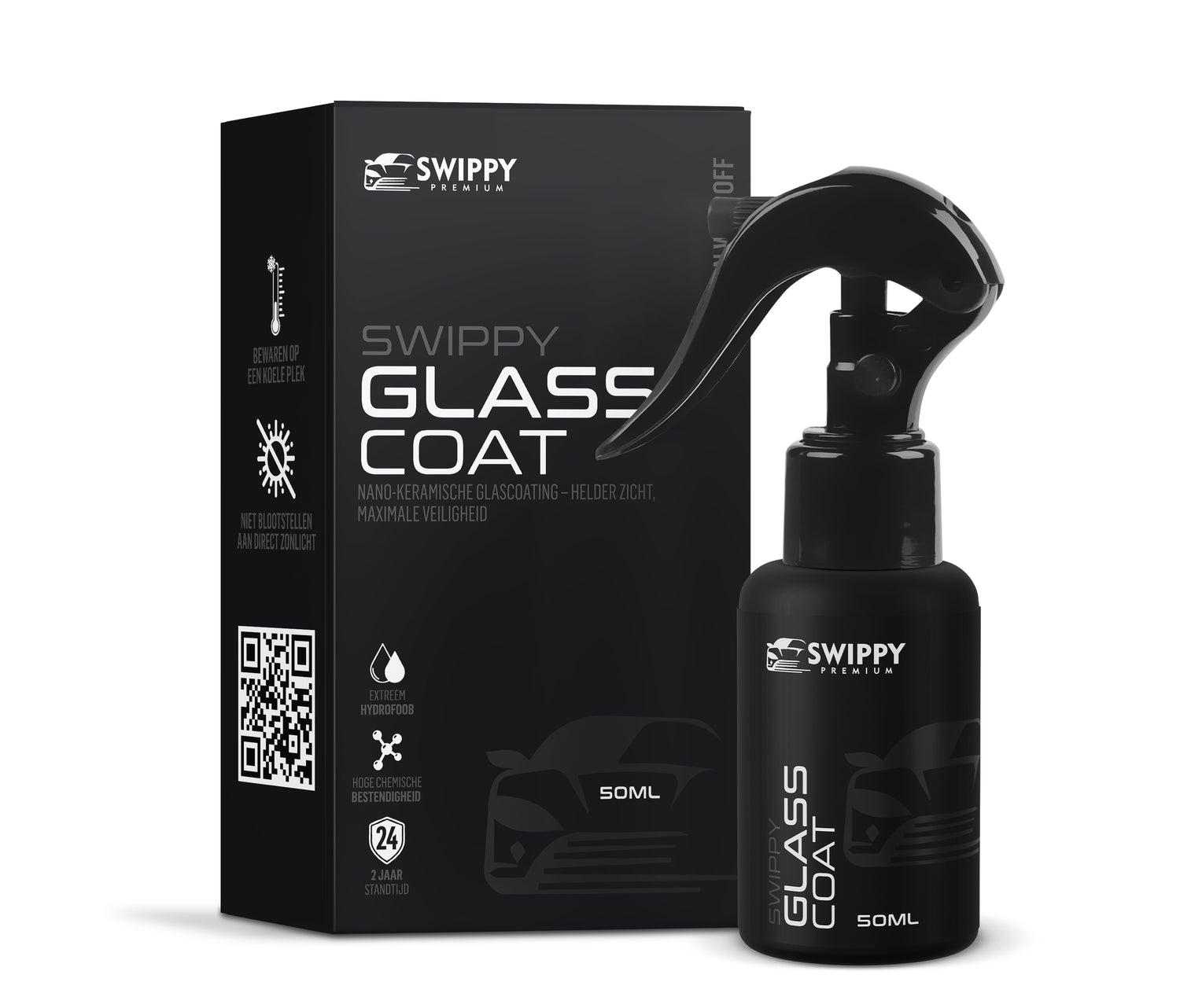 Swippy Glass Coat 50ml spray glascoating voor lakbescherming