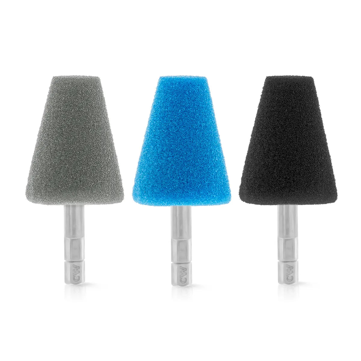 Chemicalworkz® Polishing Cones Straight – Set van 3 Conische Polijst-Cones | Flex PXE 80