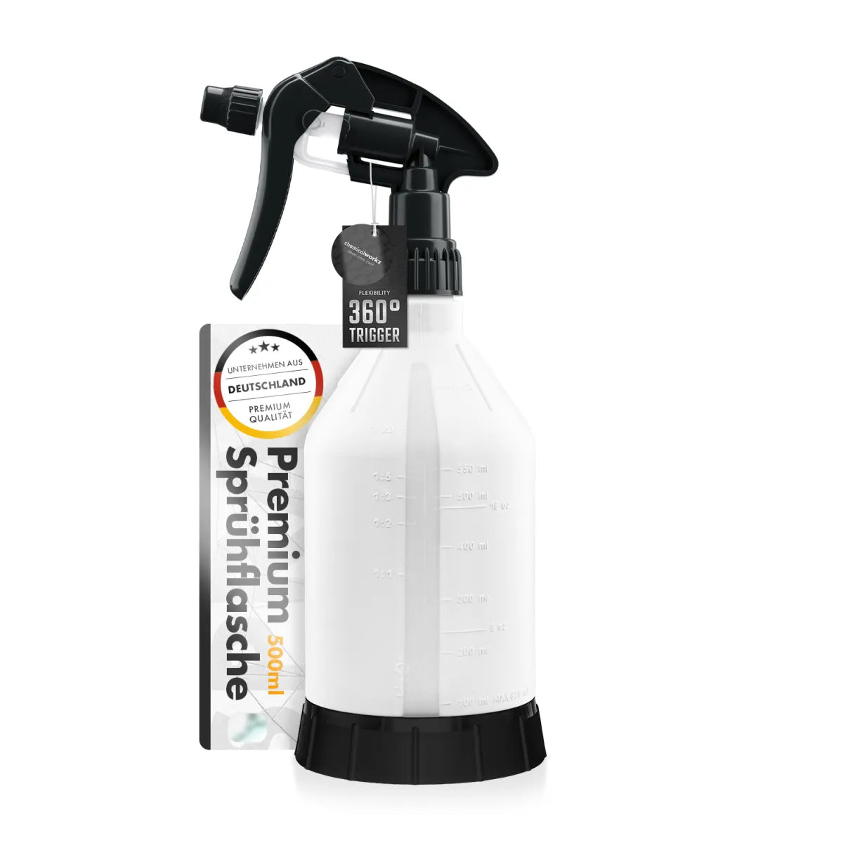500ml navulbare fles. detailing fles. chemisch bestendige fles. ik sprayer.