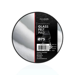 chemicalworkz glass pad 75mm. glass pad 75mm. glass pad. swippy polijstpad. glas polijstpad. pad voor glas. glass polisher. Glass polishing pad. autoglas polijsten. autoruit polijsten. autoraam polijsten. polijstpad voor autoraam. polijstpad voor autoruit. 