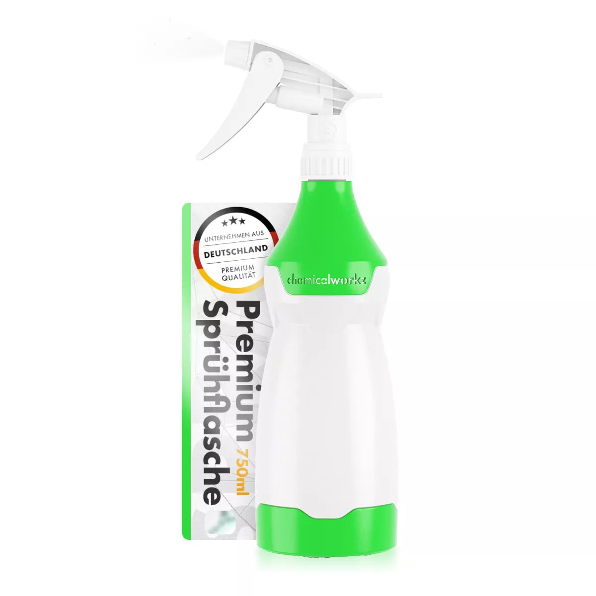 chemicalworkz sprayer. chemicalworkz sprayfles. sprayer. sprayfles. 750ml fles voor detailen. detail fles. auto detail fles. ik sprayer. Sprayer detailing. Sprayfles groen. 