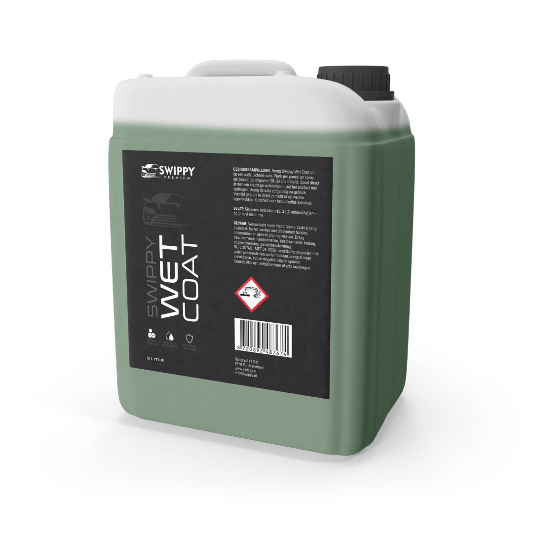 Swippy Wet Coat 5L spray sealant voor snelle lakbescherming