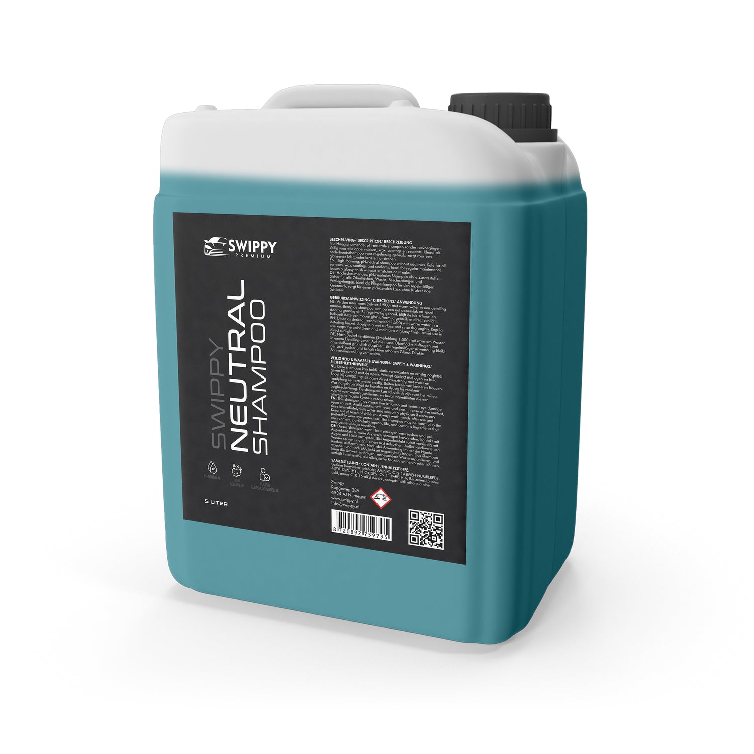 Swippy Neutral Shampoo 5L pH-neutrale shampoo
