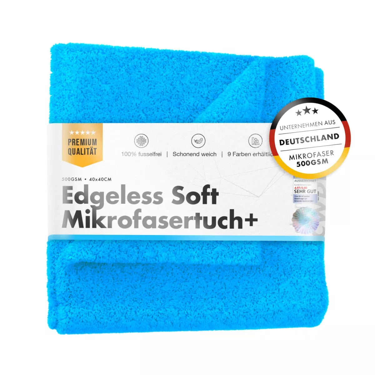 ChemicalWorkz Edgeless Soft Touch Towel. 500GSM Microvezel poetsdoek 40×40 cm. 500gsm poetsdoek. 500gsm polijstdoek. microvezeldoek randloos. randloze microvezeldoek. microfiber cloth. 500gsm poetsdoek. 500gsm polijstdoek. 500gsm microvezeldoek. microvezel doek. poetsdoek. Microvezeldoek blauw. 