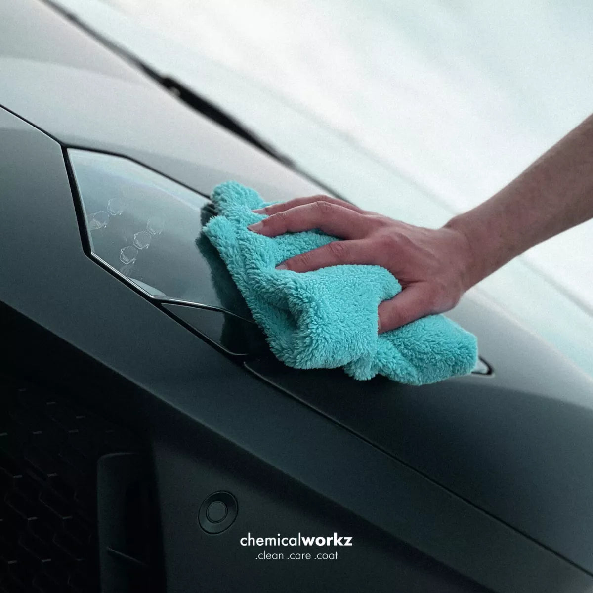 ChemicalWorkz Edgeless Soft Touch Handtuch – 500GSM Mikrofaser-Poliertuch 40x40 cm