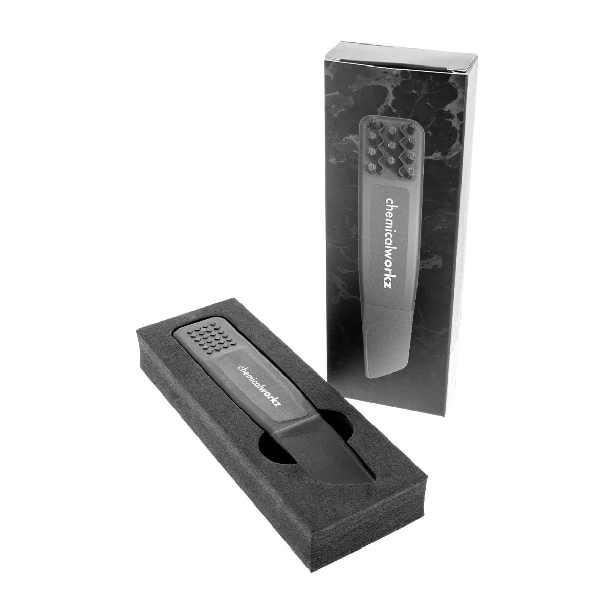 Chemicalworkz Pad Brush & Knife in beschermende foam houder met verpakking, 2-in-1 polijstpad borstel en verwijdertool