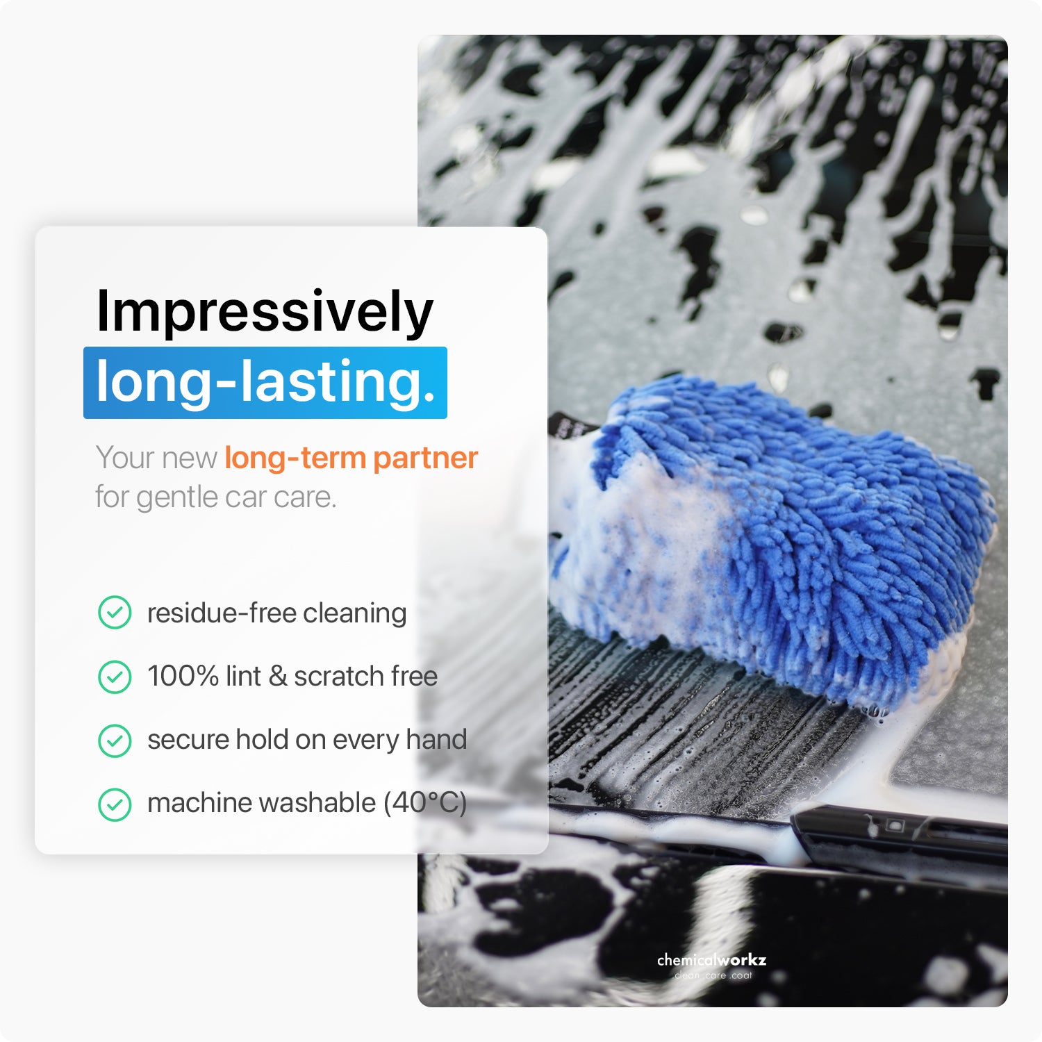 Chemicalworkz chenille wash mitt. Washmitt. Washandschoen. Swippy Wash mit. Swippy washandschoen groen. Swippyy. Groene washandschoen. autospons. Krasloos auto wassen. Wash Mitt Groen. Chenille wash mitt. Chenille washandschoen. Groene Chenille washandschoen. Chenille Wash Mitt groen. Autowaspons. Handschoen voor auto wassen.  Autowashandschoen.