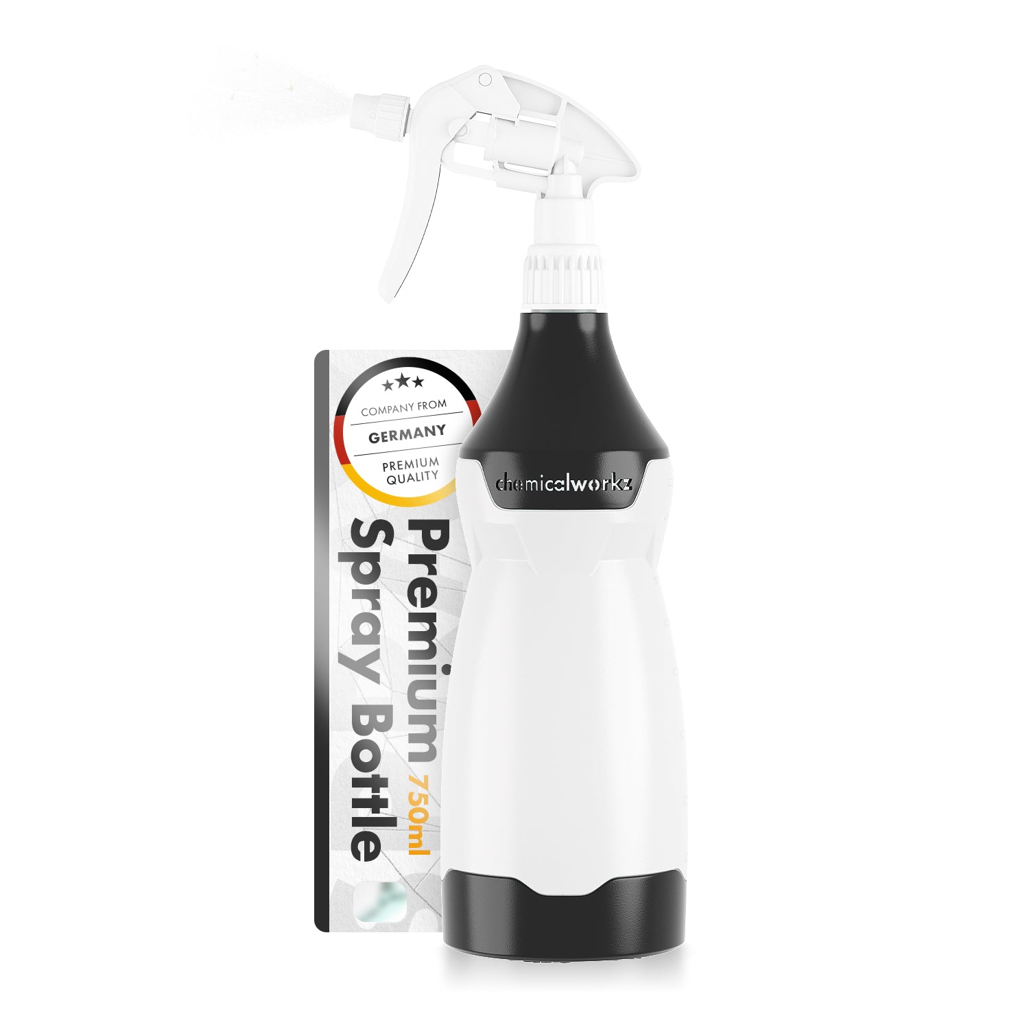 chemicalworkz sprayer. chemicalworkz sprayfles. sprayer. sprayfles. 750ml fles voor detailen. detail fles. auto detail fles. ik sprayer. Sprayer detailing. Sprayfles zwart. 